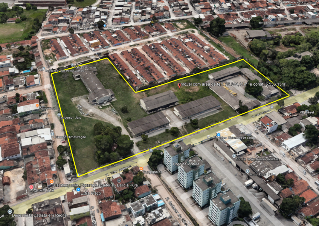 IMÓVEL COMERCIAL COM ÁREA DE TERR. 26.344,41 M² - IPUTINGA - RECIFE/PE