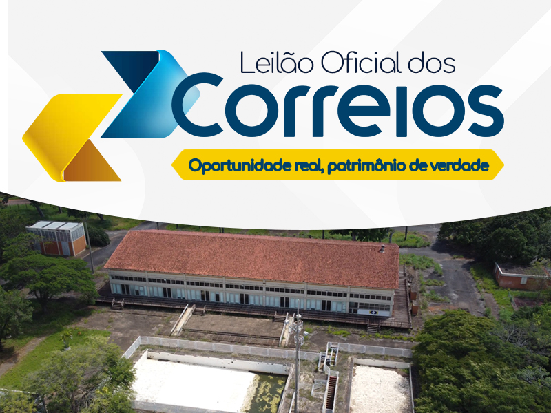 LEILÃO CONVENCIONAL CORREIOS COM 09 IMÓVEIS!