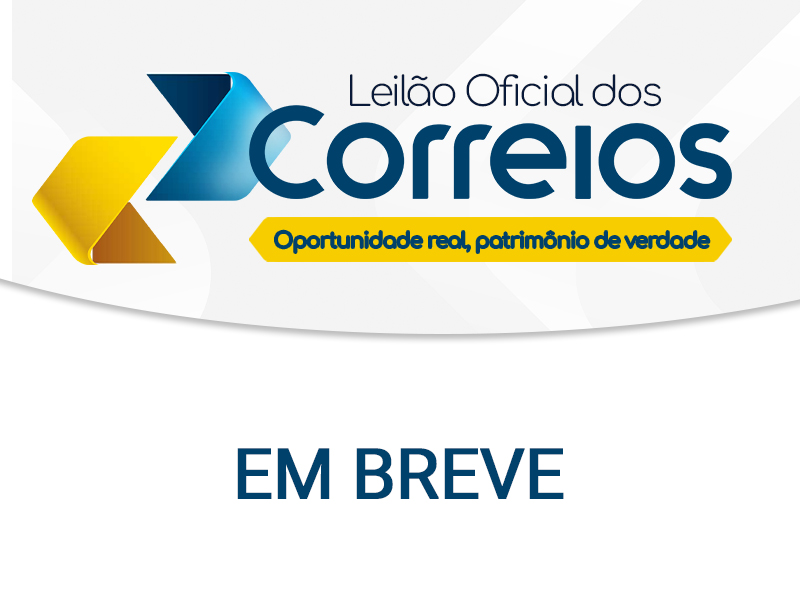 LEILÃO CONVENCIONAL CORREIOS - EM BREVE!