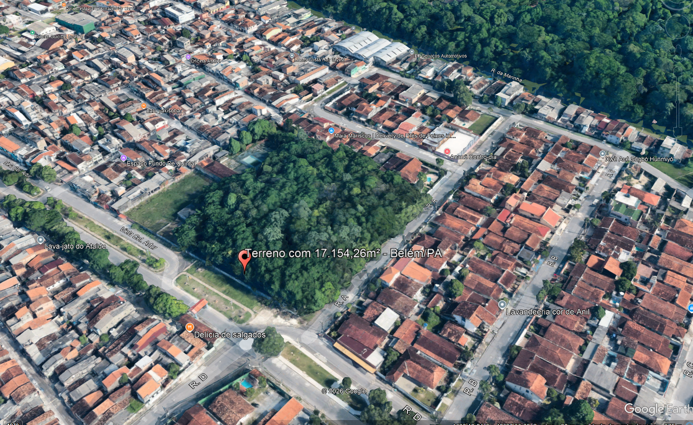 TERRENO COM 17.154,26 m² - MARAMBAIA - BELÉM/PA